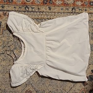 Girl's Top, cream, size 10/12 (L) Old Navy